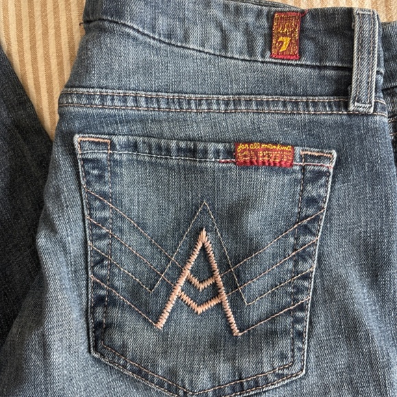 7 For All Mankind “A Pocket” Low-Rise Bootcut jeans - Picture 2 of 4